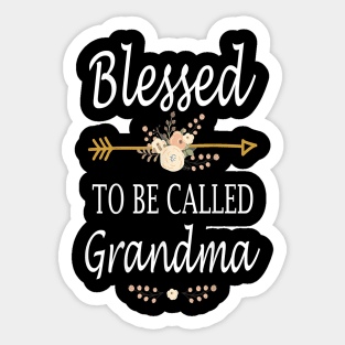 Blessed To Be Called Grandma Sticker